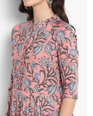 Women Ethnic Floral Dress for Women 2