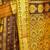 Coffee brown woven silk saree with blouse