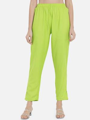 Women Lime Green Kurta Set with Dupatta 7