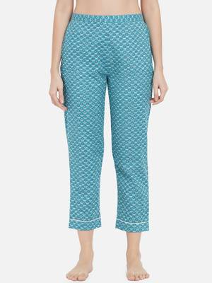 Women Aqua Blue Women Night Suit 7