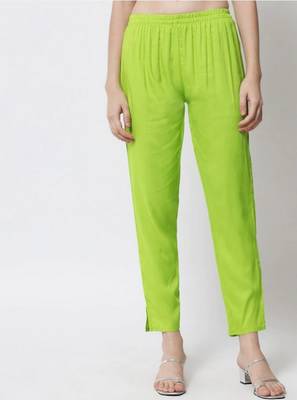 Women Fluorescent Green Kurta Set with Dupatta 6