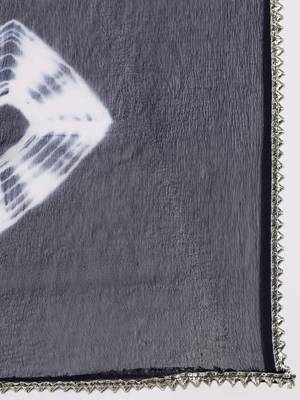 Midnight Blue Flared Suit Set with Dupatta 10