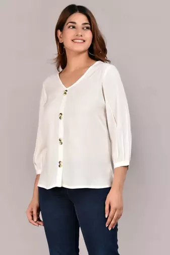Snow White Bluson Top
