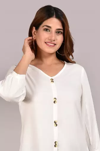 Snow White Bluson Top