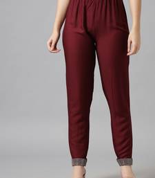 Maroon Flared Suit Set with Dupatta