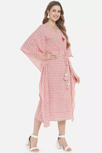 Floral Printed Kaftan for Women