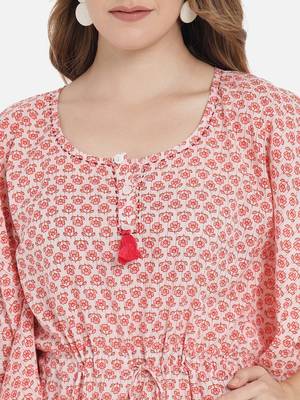 Floral Printed Kaftan for Women 4