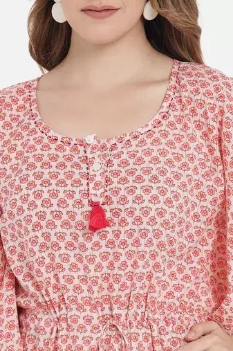 Floral Printed Kaftan for Women