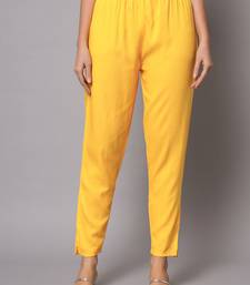 Women Chrome Yellow Kurta Set with Dupatta