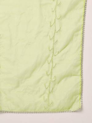 Green Anarkali Suit Set with Dupatta 3