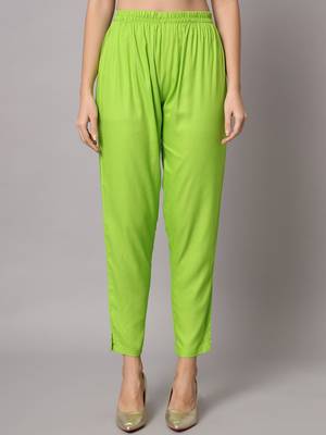 Fluorescent Green Kurta Pants Set with Dupatta 7