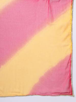 Fluorescent Green Kurta Pants Set with Dupatta 8