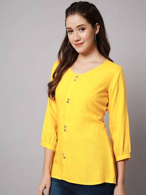 Mango Yellow A-line Top 3
