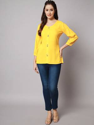 Mango Yellow A-line Top 4