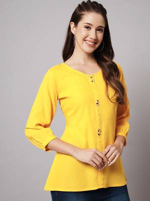 Mango Yellow A-line Top 5