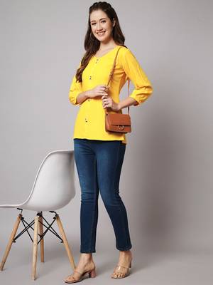 Mango Yellow A-line Top 7