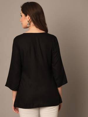 Black A-line Top 2