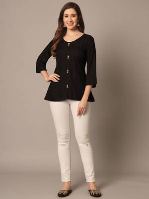 Black A-line Top 3