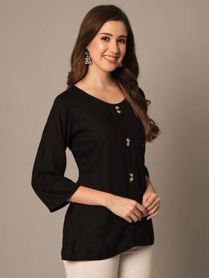 Black A-line Top 5