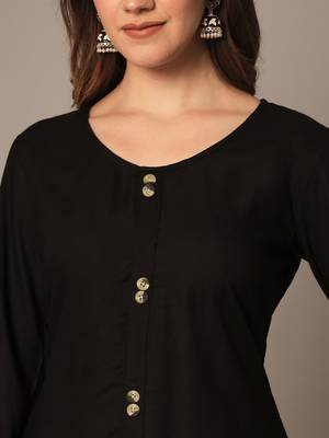 Black A-line Top 6