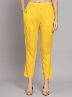 Mango Yellow Flared Kurta Set with Dupatta 2
