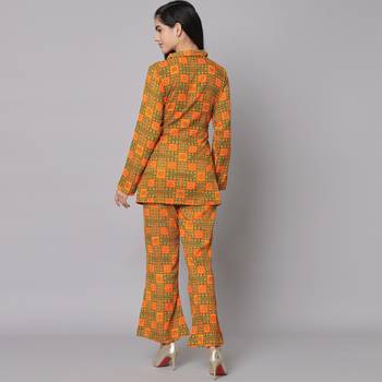 Multicolored Ethnic Print Co-ord Set for Women 3