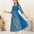 WOMEN COTTON HAND PRINT LIGHT EMBAROIDERY WORK KURTIS