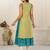 WOMEN VISCOSE AND JACQUARD BUTTA ZARI WITH EMBROIDERED KURTI