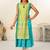 WOMEN VISCOSE AND JACQUARD BUTTA ZARI WITH EMBROIDERED KURTI