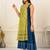 WOMEN VISCOSE AND JACQUARD BUTTA ZARI WITH EMBROIDERED KURTI