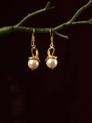 Golden CZ Pearl Set 1