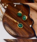 Green Onyx Charm Set