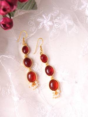 Lakshmi Ruby Necklace Set 1