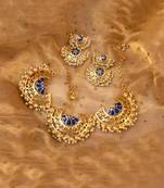 Maharani Necklace with Marigold Duet Earrings