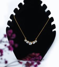 Unique CZ Stones Necklace