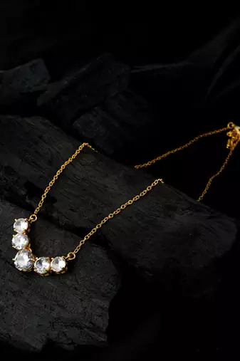 Unique CZ Stones Necklace