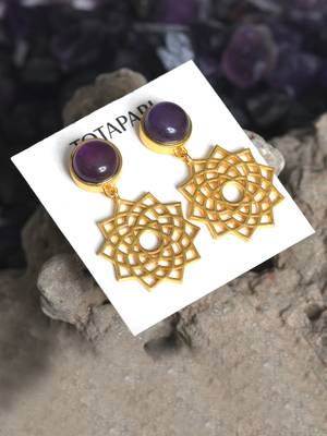 Crown Chakra Earrings 2