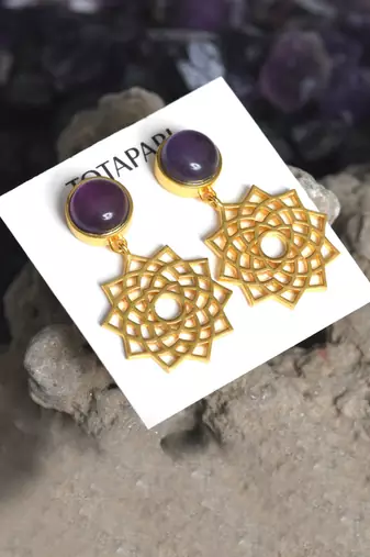 Crown Chakra Earrings