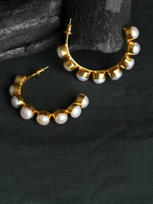 Emily Pearl Hoops 1