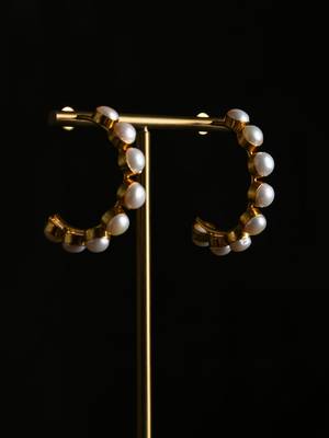 Emily Pearl Hoops 2