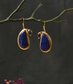 Lapis Lazuli Peacock Earrings