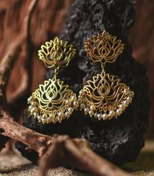 Lotus Filigree Earrings