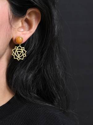 Manipura Chakra Studs 1