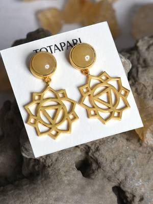 Manipura Chakra Studs 2