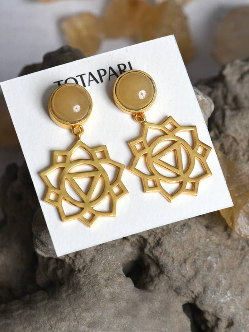 Manipura Chakra Studs