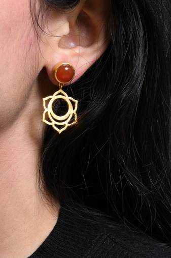 Sacral Chakra Studs