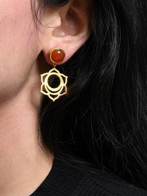Sacral Chakra Studs 1