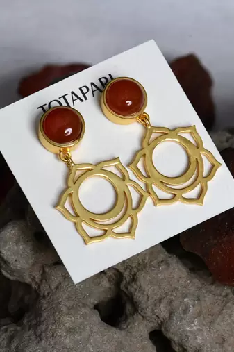 Sacral Chakra Studs