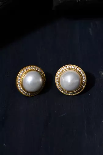 Stars and Pearls Studs