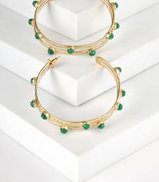 Malachite Statement Hoops